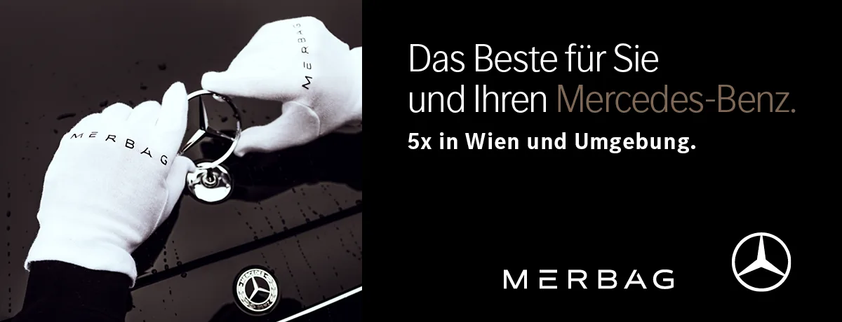 Merbag — Das Beste für Sie und Ihren Mercedes-Benz. 5x in Wien und Umgebung.